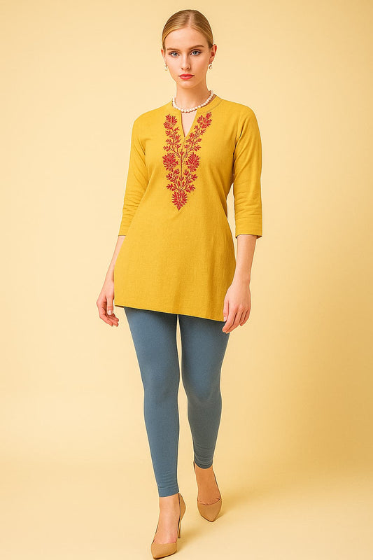 Indigo Blue Leggings for Women – Ankle Stylish Stretchable & Comfortable Fit