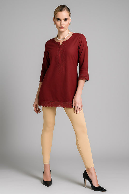 Beige Skin leggings in buttery-soft fabric leggings offer all-day comfort