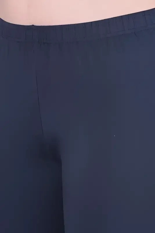 Navy Blue Women’s Ankle-Length Leggings – Soft, Stylish & Stretchable