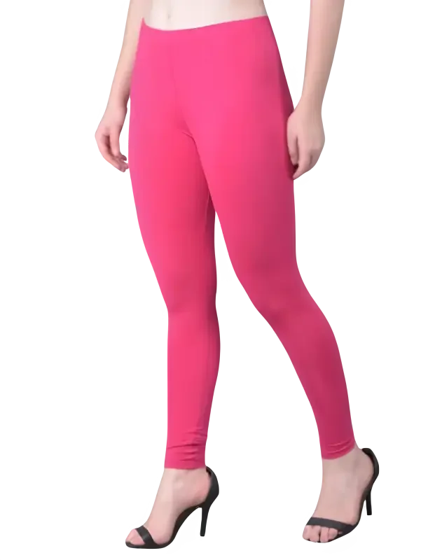 Dark Pink Everyday Comfort Ankle Leggings